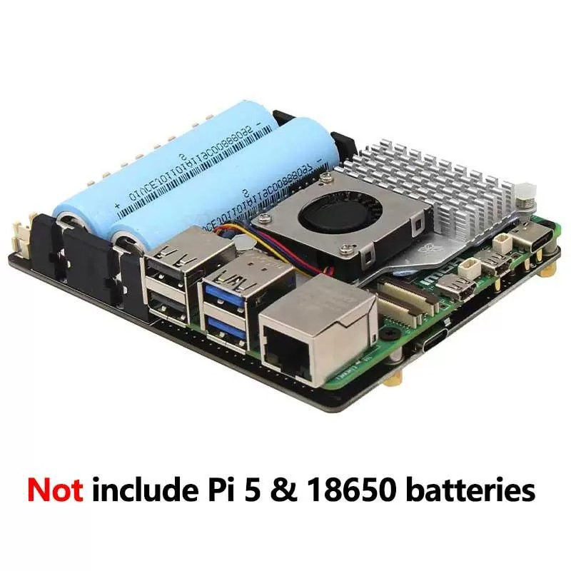 Raspberry Pi Uninterrupted Power Supply Ups 18650 - 라즈베리 파이 5 X1201용 UPS 전원