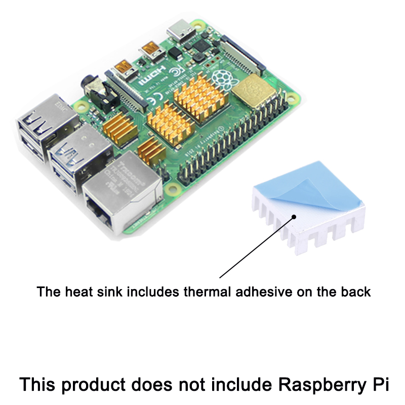 GPUHOLD 칩셋 쿨러 4pcs/5pcs 라즈베리 파 - Raspberry Pi Water Cooling Kit 리뷰 및 가격