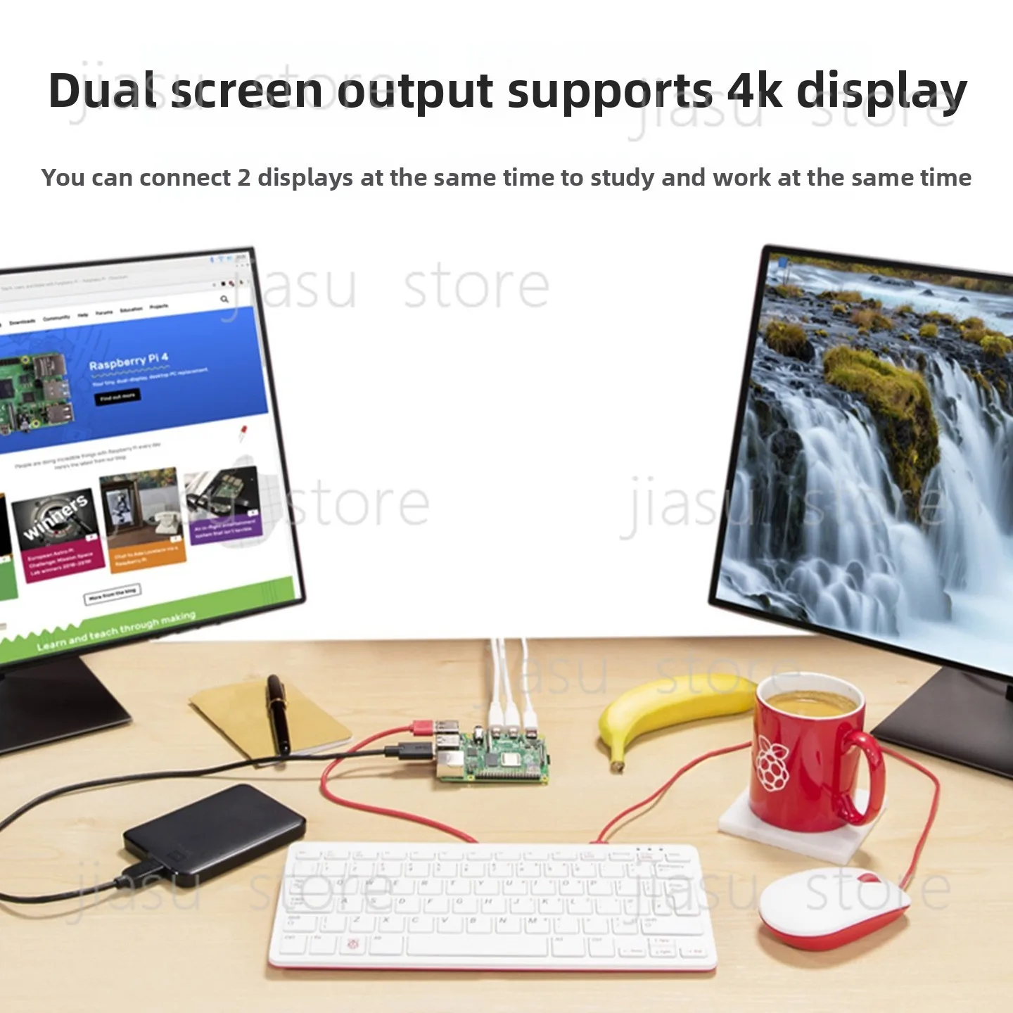 라즈베리 파이 4 모델 B SBC와 호환, 최신 버전, - Raspberry Pi 4 8Gb Ram Kit 리뷰 및 가격