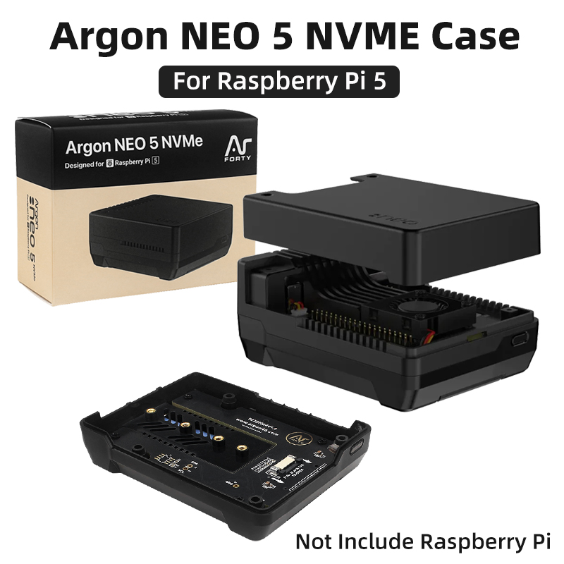 Pi5용 SSD로 활성 쿨러 PWM 팬 부팅 RPI 5 - Argon One V3 M.2 Nvme Case 리뷰 및 가격
